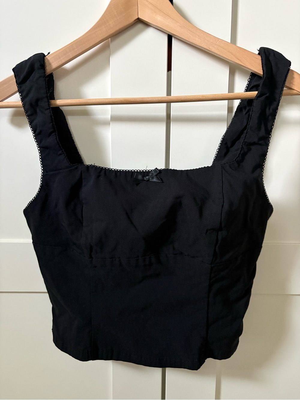 Show Me Your MuMu Black Square-Neck Camisole